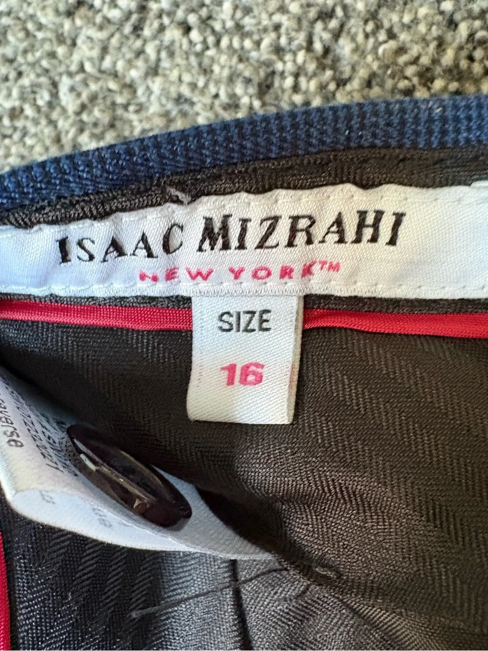 Isaac Mizrahi Boys/Teens Blue Dress Pants
